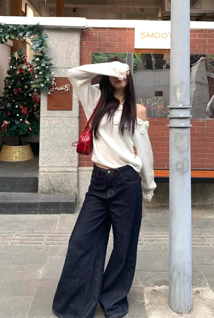 インディゴルーズワイドデニム